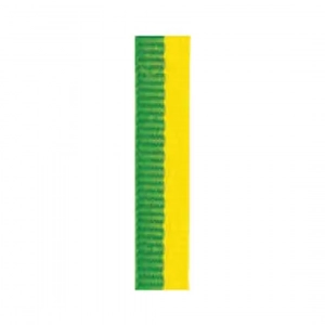 Fita gorgurão N01 bandeira verde/amarela metro Progresso
