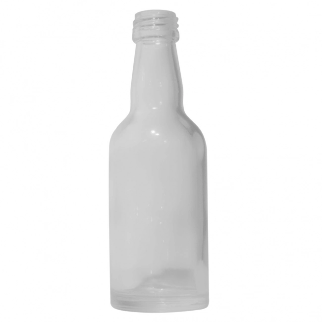 Vidro 50ml garrafa miniatura boca 1,8cm sem tampa Direção Sul 