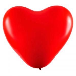 Balão 15 polegadas Big Coração vermelho Joy