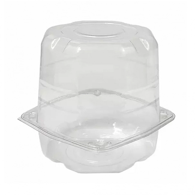 Bandeja de PET para panetone com base de cristal com 5 unidades G33 Galvanotek 