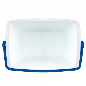 Caixa térmica 6 litros azul com alça 
