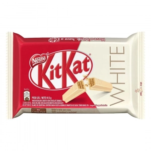 Chocolate kit kat 42,5gr branco Lacta