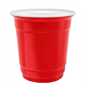 Copo 440ml Ps Vermelho Pacote Com 25 Unidades Us Cup Copaza 