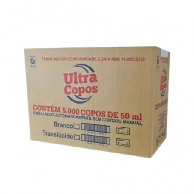 Copo 50ml pacote com 100 unidades Ultratherm