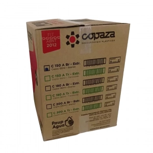 Copo descartável branco 150 ml caixa com 2500 unidades Copaza 