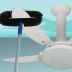 Escova limpa para limpeza de ventilador Bralimpia