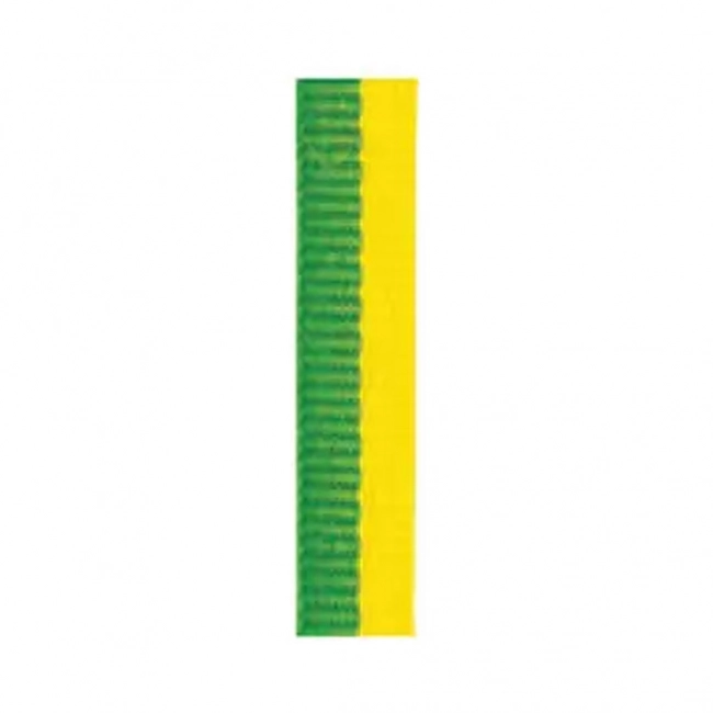 Fita gorgurão N01 bandeira verde/amarela metro Progresso
