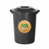 Lixeira 35 litros Plasvale recycle preta