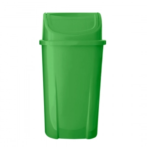 Lixeira basculante verde 60 litros