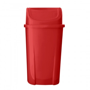 Lixeira basculante vermelha 60 litros 