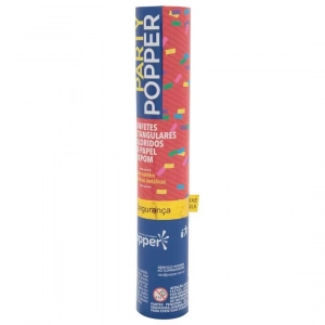 Lança confete papel crepom new hot r30cm Popper