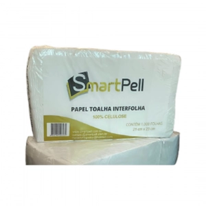 Papel Toalha 2D 23x21 100% Celulose Pacote 500 Gramas Smartpel Amarelo