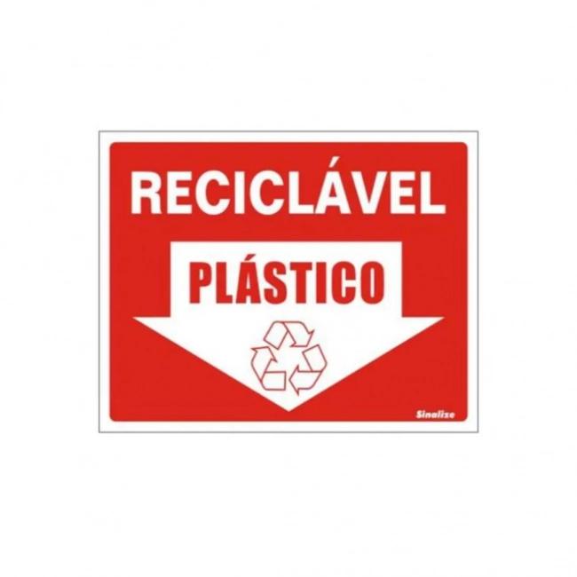 Placa 15 por 20 Centímetros  Poliestireno Reciclável Plástico Sinalize 