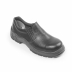 Sapato Bracol em couro preto bico de plástico