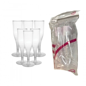 Taça 150ml Acrilica Cristal Com 06 Unidades Pw-t3 Wer