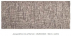 Tapete 050x120 Cm Jacquard Eco Cru e Marrom Kapazi