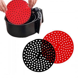 Tapete de Silicone para Air Fryer Redondo 19 Centímetros Cores Class Home