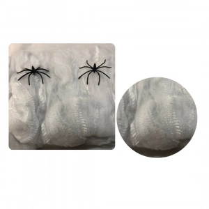 Teia de Aranha 20 Gramas Branco Ponto das Festas